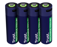 TRUST USB-C RECHARGEABLE BATTERIES 4P - AA - 1321010 - zdjęcie 2